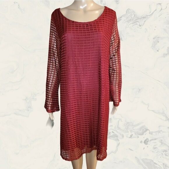 The Vanity room wine color plus dress - Picture 1 of 12